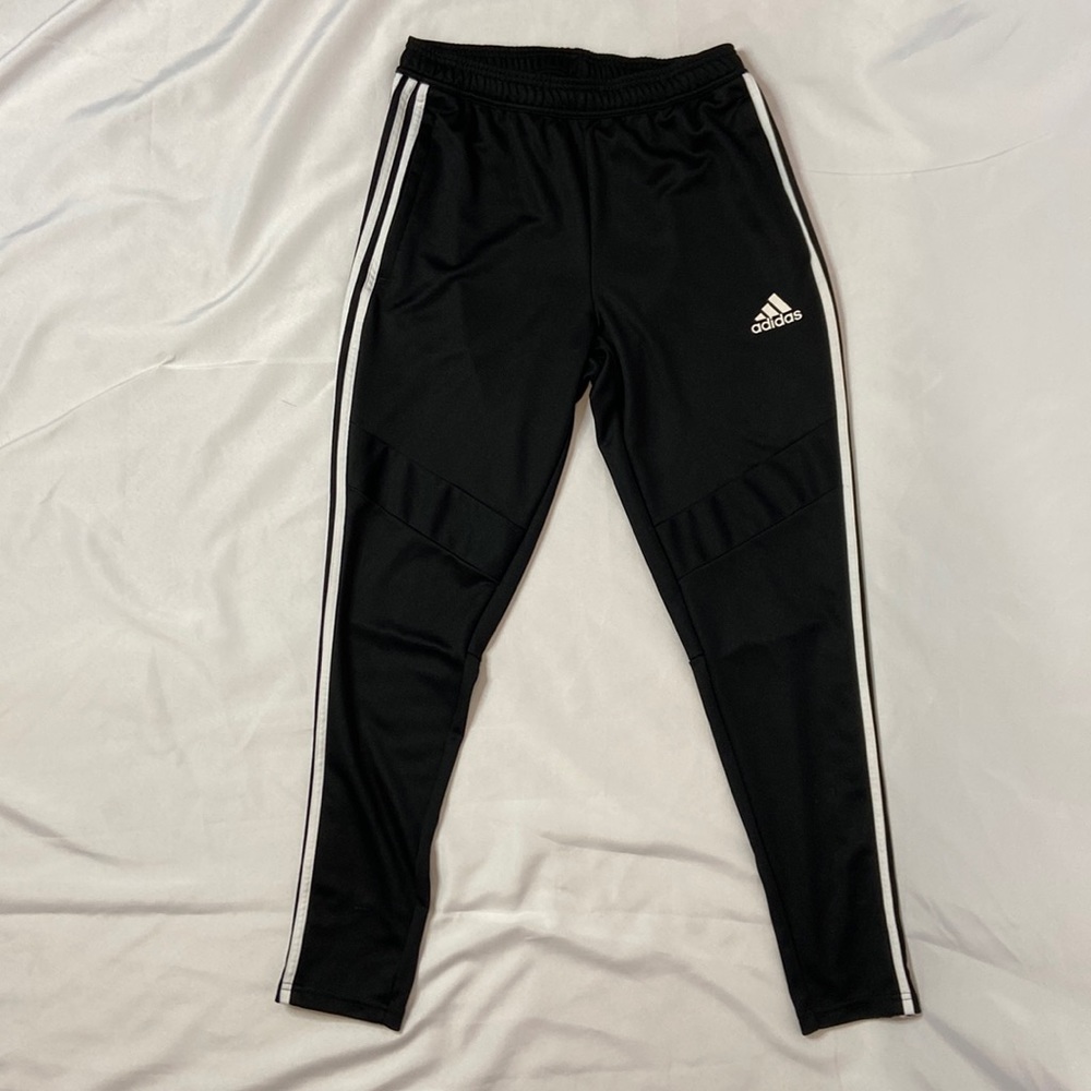 Adidas Tri-Stripe Joggers | Climacool Medium, Black and White - Picture 2 of 8